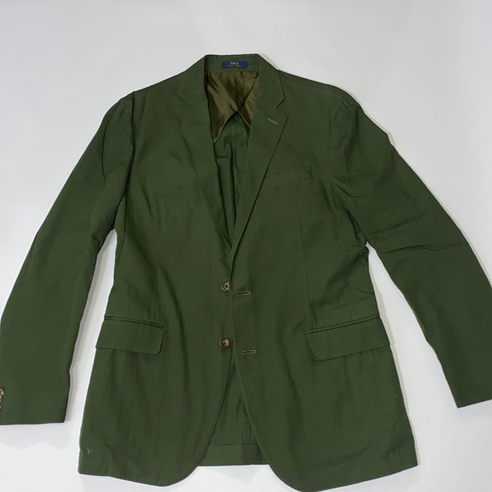 Polo by Ralph Lauren Morgan 2 button blazer in Olive fits 40 S